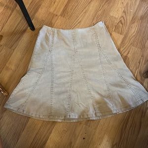 Gap corduroy skirt - Tan with Stretch, GUC